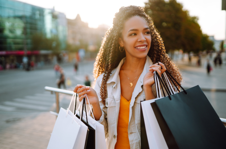 woman shopping